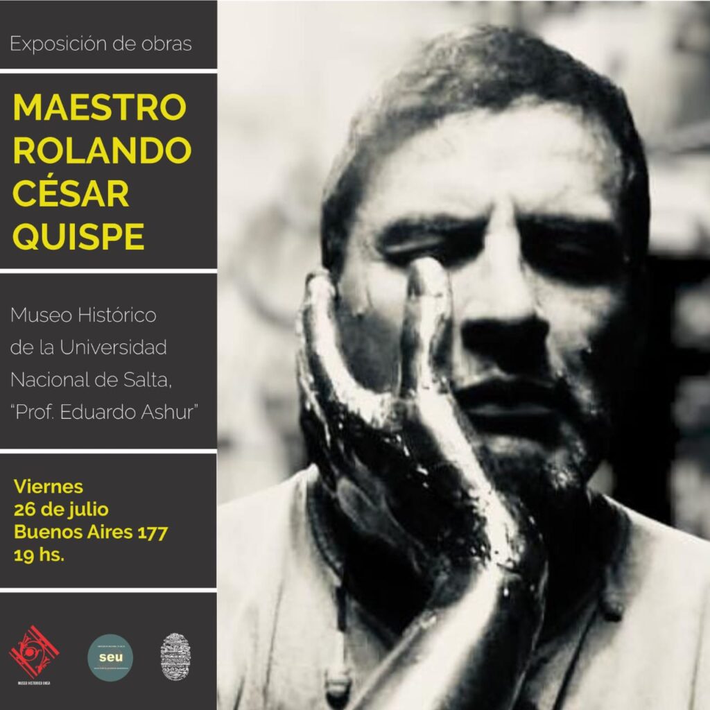 INAUGURACIÓN EXPOSICIÓN DE OBRAS DEL MAESTRO CÉSAR ROLANDO QUISPE