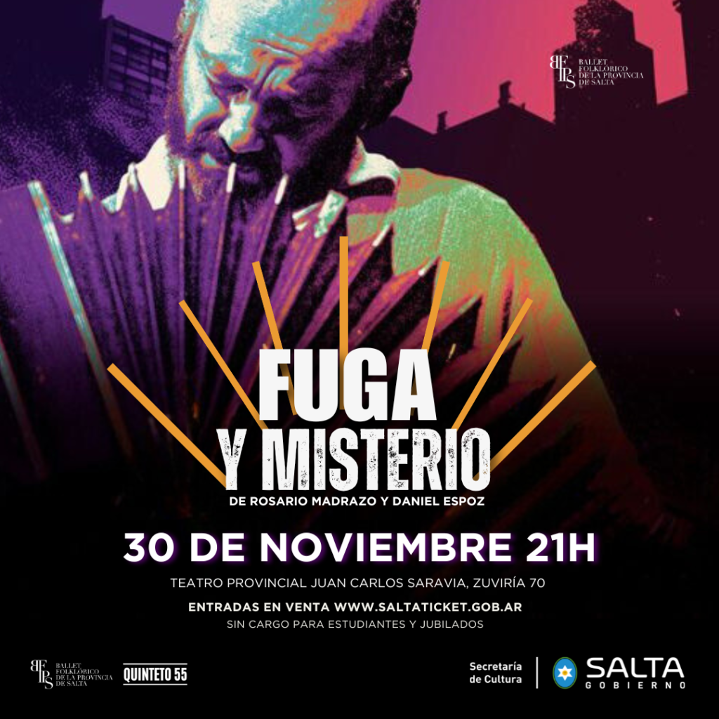 El Ballet Folklórico de Salta rinde homenaje a Piazzolla con la obra “Fuga y Misterio”