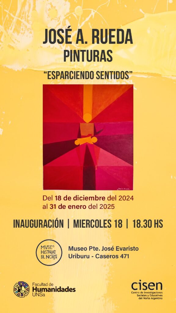 JOSE RUEDA EXPONE “ESPARCIENDO SENTIDOS”