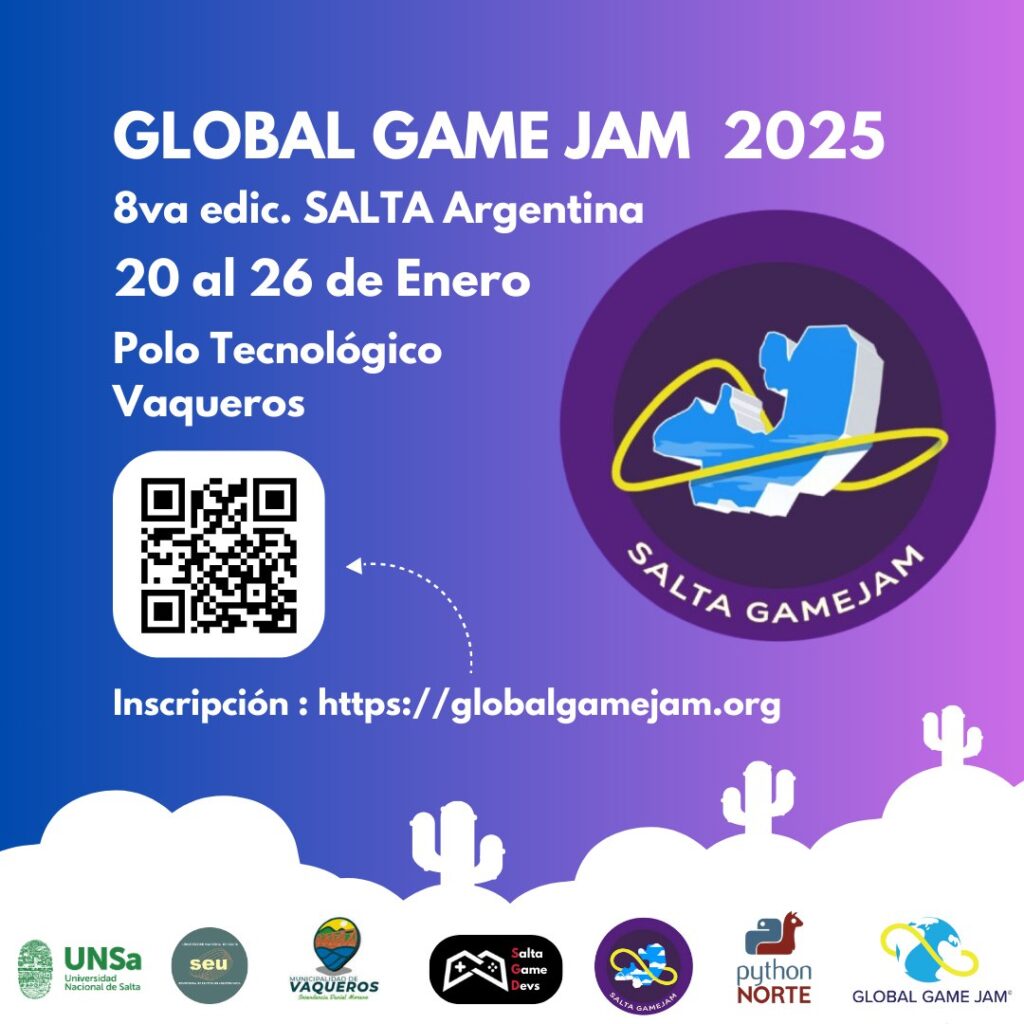 GLOBAL GAME JAM 2025 – UNSA SECRETARÍA DE EXTENSIÓN UNIVERSITARIA – PROGRAMA CEUNSA