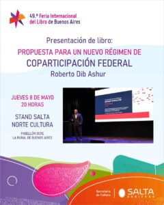 PRESENTACIÓN DE LIBRO: PROPUESTA PARA UN NUEVO RÉGIMEN DE COPARTICIPACIÓN FEDERAL